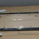 12x36 Picture Frame Blue Gold - Vintage Photo Frame 12 by 36, Retro Home Decor Wall Hanging Gallery Frames, Sturdy, Plexiglass, Antique Ornate Poster Frame for Vertical & Horizontal Display