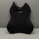 QUTOOL Lumbar Support Pillow for Car, Truck Accessories Travel Essentials, Memory Foam Back Cushion for Driving Seat, Back Pain Relief,Washable Cover, Lower Back Support Fits Most Cars(Black)