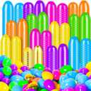 MGparty 100 Pcs Easter Eggs 2.36" Bright Plastic Fillable Easter Eggs Empty with 4 Golden Eggs for Easter Basket Stuffers, Party Favors, Egg Hunt Supplies, and Easter Decorations
