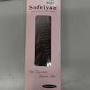 SOFEIYAN 13" Ponytail Extension Long Curly Ponytail Clip in Claw Hair Extension Natural Looking Synthetic Hairpiece for Women, Dark Brown/Golden Auburn