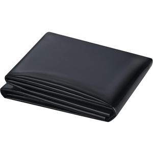 Small Pond Liner, 4 x 7 Feet 20 Mil Pond Liners for Outdoor Ponds, Black Pond HDPE Liner for Waterfall, Fish Ponds, Garden Fountain