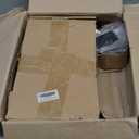 16 Pack - L 5" x H 4" x W1.5, 5mm Thick Black L Shelf Bracket, Iron Shelf Brackets, Metal Shelf Brackets, Floating Shelf, Shelf Supports with Screws