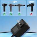 18V Charger Compatible with Sharper Image 1011666 2437599 1013002 1012667 1013985 1013983 1014747 Professional Massage Guns Replacement Power Cord Adapter (NOT for 27V)