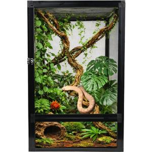 33 Gallon Reptile Enclosure 26"x17"x17" Mesh Chameleon Cage,Superior Ventilation Vertical Screen Tank for Chameleon,Crested Geckos,Leopard Geckos,Bearded Dragon,Lizards,Spider,Butterfly