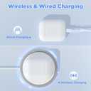 Replacement Wireless Charging Case for AirPods 1st/2nd Charging Case, AirPods 1 Charging Case Only with Bluetooth Pairing Sync Button, Compatible with A1938/A1602, No Earbuds AirPods 2 Charger Case