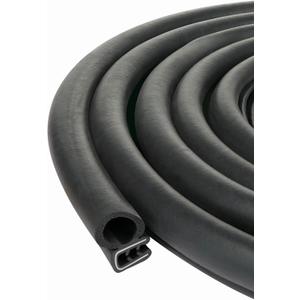 Door rubber strip horizontal bulb car door weatherstripping (10 Feet)