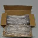 Eyekepper Vintage Reading Glasses for Men - 5 Pack Spring Hinges Classic Readers (Transparent Frame-5pcs All Clear Lens)