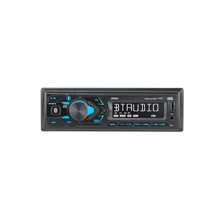 JENSEN MPR210 7 Character LCD Single DIN Car Stereo Radio | Push to Talk Assistant | Bluetooth Hands Free Calling & Music Streaming | AM/FM Radio | USB Playback & Charging | Not a CD