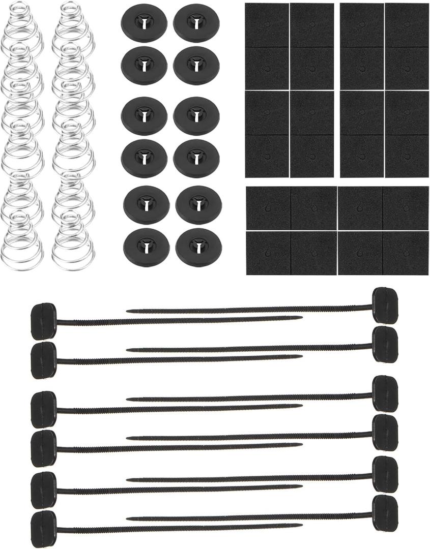 Car Radiator Fan Zip Ties,Car Accessories Electric Radiator Fan Plastic Rods Installation Kit Compatible Mount Hold Radiator Spal Fan,Fit for 7"/9"/10"/12"/14"/16" Electric Cooling Fans (3PCS)