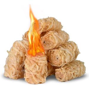 Natural Fire Starters for Grills: Premium Waterproof Quick Firestarters Sticks | Odorless Fire Starter for Campfires | Fireplaces | Wood Stove | BBQ | Smoker | Fire Pit - 72 pcs