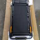 Walking Pad Treadmill, 3 in 1 Foldable Under Desk Treadmills for Home Office, Small Walking Pad with Incline Handle Bar, 300lbs Capacity 2.5HP Portable Running Machine with APP Remote Control (Orange)