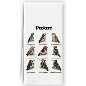Rustic Bird Kitchen Towels - Spring Bird Lover Gifts, Bird Decor for Home, Rustic Farmhouse Bird Watching Birding Dish Towels for Kitchen Bathroom Decorative 16x24 Inch