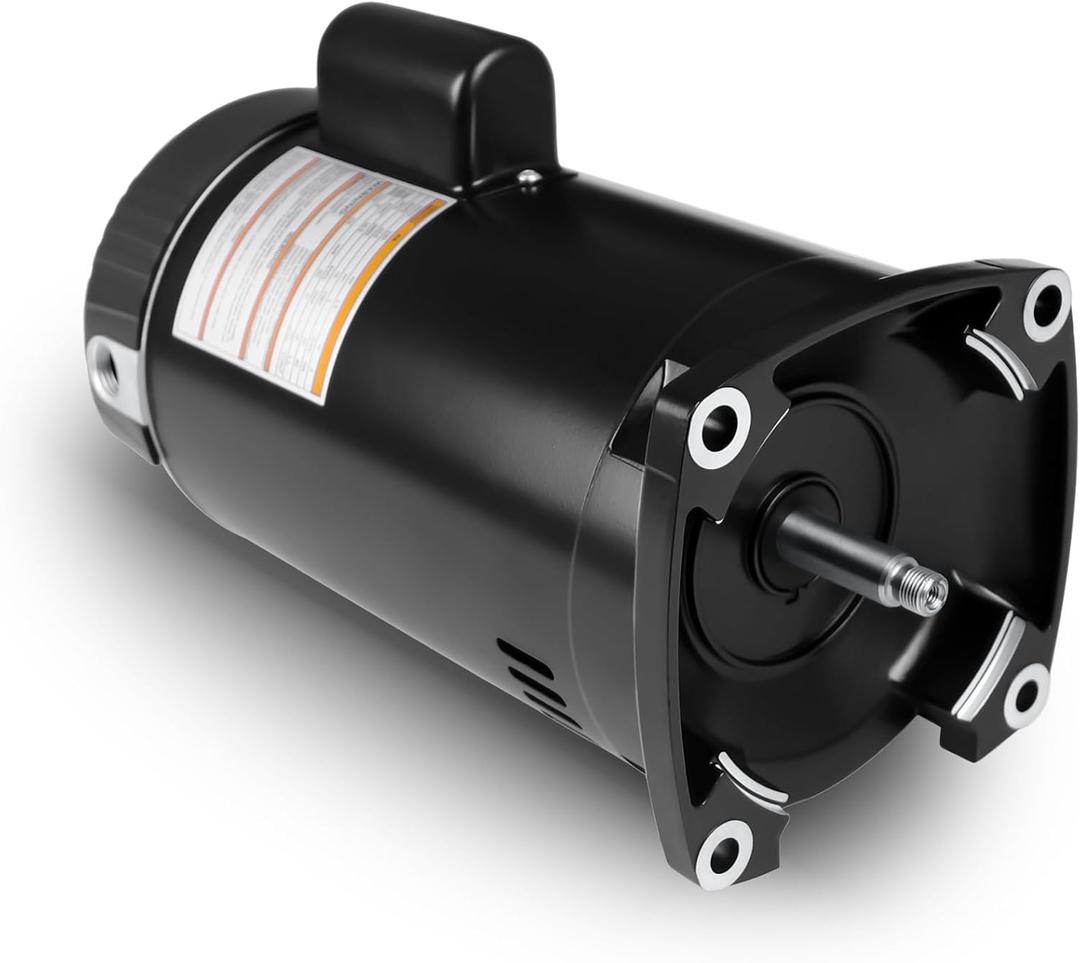 2 HP Pool Pump Motor Compatible with A.O. Smith Century B2855 B855, for Pentair Sta-Rite Whisperflo Challenger Pinnacle Anthony AR2 Series Pumps, 2HP Single Speed Square Pool Motor, 230 V, 1.5 KW