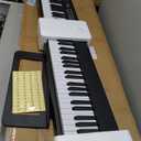 88 Key Piano Keyboard, Electric Digital Piano with Semi Weighted Keys, Keyboard Piano with Sustain Pedal, Power Supply, Stand, Carrying Case, Headphones, USB-MIDI Compatibility, for Beginner Adults