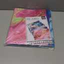 6 Pack Marble Design File Folders with Pockets - Plastic Folder with 2 Pockets & a Business Card Holder, Durable File Folders for Documents, School, Office & Home (Folder with Pockets (with Prong))