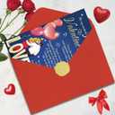 2 x Valentines Day Cards for Husband | Romantic Husband Valentines Day Gifts for Him from Wife (CD-345)