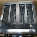 Cuisinart 4 Slice Compact Stainless Steel Toaster with Extra-Wide Slots for Bread, French Toast, Bagels & Pastries, Defrost & Reheat Functions, CPT-180P1, Brushed Stainless, Removable Crumb Tray