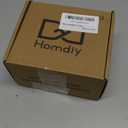 homdiy 20 Pack Solid Zinc Alloy Cabinet Handles, 3 Inch Hole Center Cabinet Pulls, Brushed Nickel Arch Drawer Pulls Modern Hardware for Kitchen Bathroom Cupboard