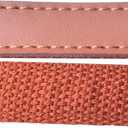 2 x Wento Camel Genuine Leather Purses Straps, Lobster Hook, 24'' x 0.78'', Real Leather Sewing Canvas Backing, Replacement Purse Straps, Handbag Bag Wallet Straps