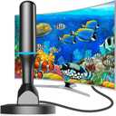 TV Antenna for Local Channels Indoor - 4K HD Digital Antenna for Smart TV Indoor, No Cable Needed - Magnetic Base, 360 Reception, 8.2Ft Cable, Long Range - Support HDTVs with Built-in Tuner