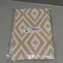 Smiry Rectangle Table Cloth Cover, Waterproof Elastic Fitted Picnic Tablecloth for 4 Foot Tables, Wipeable Flannel Backed Vinyl Tablecloths for Camping, Dining, Outdoor (Beige Wood, 30" x 48")