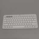 Logitech Pebble 2 Combo, Wireless Keyboard and Mouse, Quiet and Portable, Customizable, Logi Bolt, Bluetooth, Easy-Switch for Windows, macOS, iPadOS, Chrome - Tonal White