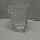 Crystal Vase, Large Clear Glass Vase for Flowers Modern Flower Vases Luxury Home Table Flower Decor Glass Vases for Living Room, Bedroom, Kitchen, Office, Coffee Table, Wedding Decorations (Medium)