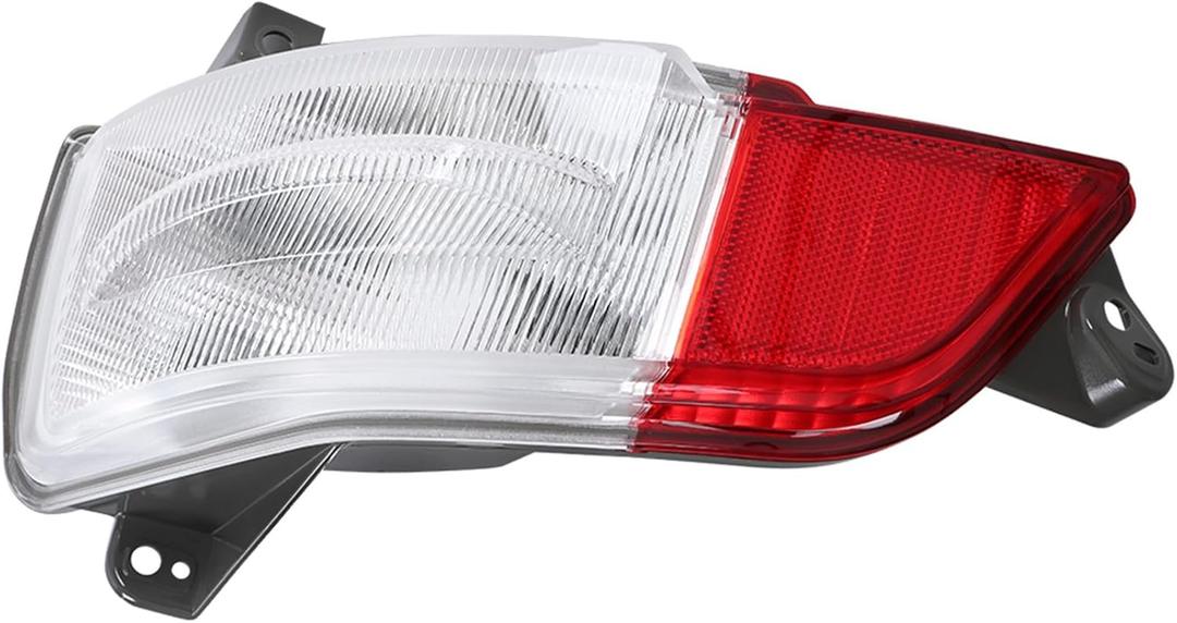 WFLNHB Backup Tail Light Left Replacement for Honda Pilot 2016 2017 2018 Inner Driver Side Rear Bumper Lamp Reflector HO2882100 34550-TG7-A02