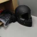 GLX GX23 Dirt Bike/Motocross Helmet - Matte Black, Medium - DOT Approved