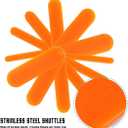 BESPORTBLE 12pcs Fishing Netting Needle Shuttle Plastic Fish Net Repair Tools for Fisherman Weaving Sewing Knitting Home Supplies