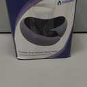 Travel Neck Pillows for Airplanes - 360 Ergonomic Memory Foam Travel Pillow - Relief Neck Pain with Breathable Support for Long Flights, Car, Train & Office Use - Adults & Kids (Gray)