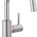 Delta Faucet Instant Hot Water Dispenser Faucet Brushed Nickel, Instant Hot Water Tap, Hot Water Faucet, Arctic stainless 1930LF-H-AR (Tank and Filter Not Included)