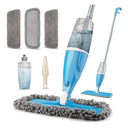 Spray Wet Mops for Floors Cleaning - EXEGO Refillable Floor Flat Mops with 3 Washable Pads for Swiffer Power mop - Home Commercial Dust Mop for Hardwood Laminate Ceramic Tile Wood Vinyl50+ bought in past month