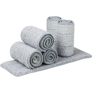 Microfiber Mop Pads 32-inch Replacement 6 Pack Reusable Wet & Dry Refill as Well as 36-inch Wet-use mops.