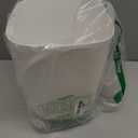 Bathroom Trash Can, Small Garbage Can for Bedroom, Living Room, Kitchen, Slim Cute Plastic Waste Basket for Office, 7L, Matt White