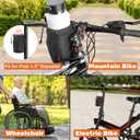 Bike Water Bottle Holder, 32-40oz Bike Cup Holder with Removable Non-Slip Straps Multiple Installation Methods Insulated Bike Bottle Holder for Mountain Bike, Road Bike, eBike, Scooter