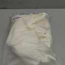 ZAFUL Women's Cropped Turtleneck Sweater Lantern Sleeve Ribbed Knit Pullover Sweater Jumper (0-white) S