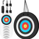 Gemscream 24" Foam Archery Bow & Arrow Target for Backyard, Round