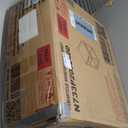 Retro Style Nightstand with Drawer and Open Shelf for Bedroom, Bedside Table with Turned Legs and Metal Handle,Walnut