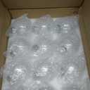 Clear Glass Christmas Ornaments, 3.15 inch DIY Christmas Ornaments Balls, Glass Ornaments for Crafts Fillable - 12 PCS