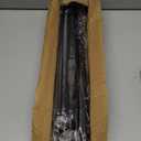 CorkLatta Matte Black Shower Curtain Rod,1 Inch Diameter Stainless Steel Adjustable Spring Tension Rods 32 to 80",with Holders,Anti-Slip,Curtain Rods No Drilling(1 Pack)