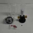 Wall Sconces Set of Two, 22" Black and Gold Bathroom Sconces with Clear Glass, Hardwired Modern Sconces Wall Decor Set of 2 Wall Light fixtures for Bathroom Mirror Living Room Hallway Bedroom