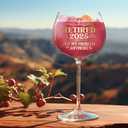 NewEleven Retirement Gift For Woman 2025 - Cool Retirement Gifts - Coworker Leaving Gifts, Farewell Presents, Retired Decorations, Farewell Goodbye Gift For Coworkers, Friends - 16 Oz Wine Glass
