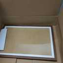 Upsimples 12x18 Picture Frame, Display Pictures 11x17 with Mat or 12x18 Without Mat, Wall Hanging Photo Frame, Brown, 1 Pack