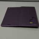 Wallet Case for Samsung Galaxy S25 Ultra Compatible with Magsafe, 2-in-1 PU Leather Flip RFID Blocking Card Holder Stand Shockproof Magnetic Detachable Cover for Galaxy S25 Ultra, Purple