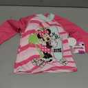 Disney Girls Minnie Mouse UPF 50+ Long Sleeve Rash Guard and Bikini Bottom 2-Piece Swimsuit Set for Toddler and Big Kids, Size 3T