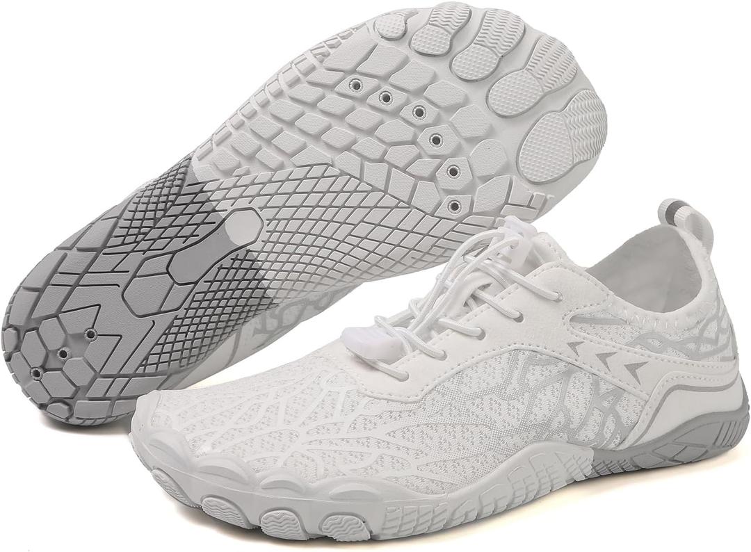 HF Stride Shoes Women Slip On Wide Toe Box Shoes Women Hike Barefoot Sneakers Healthy & Non-Slip Barefoot ShoesWomen Hiking Footwear Men Lightweight Walking Sneakers Unisex, 42