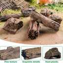 EOIVSH 7pcs Diorama Supplies Fake Rocks, Artificial Garden Figurines Tree Stump, Scene Accessories Stone Stumps Statue Ornaments for Micro Train Railway Sand Table Landscape