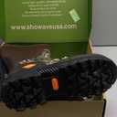 Showave Men's Mid Calf Rubber Work Boots Waterproof Rain Boot Insulated Mud Boots with Comfortable Sports Soles (10, Camo)