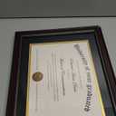 upsimples 11x14 Picture Frame, Natural Solid Wooden Picture Frames, Display 8x10 with Mat or 11 x 14 Without, Vertical or Horizontal Wall Hanging, 1 Pack, Natural